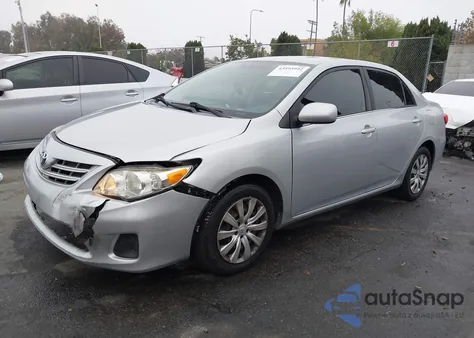2013 Toyota Corolla Le из США, поврежденный, VIN 5YFBU4EE2DP221670